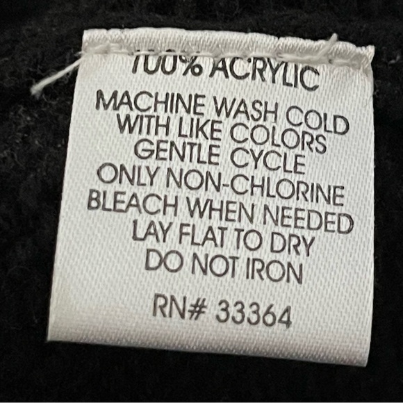 Energie Women's Black Knit Button Down Flare Cardigan Size L - Picture 7 of 8